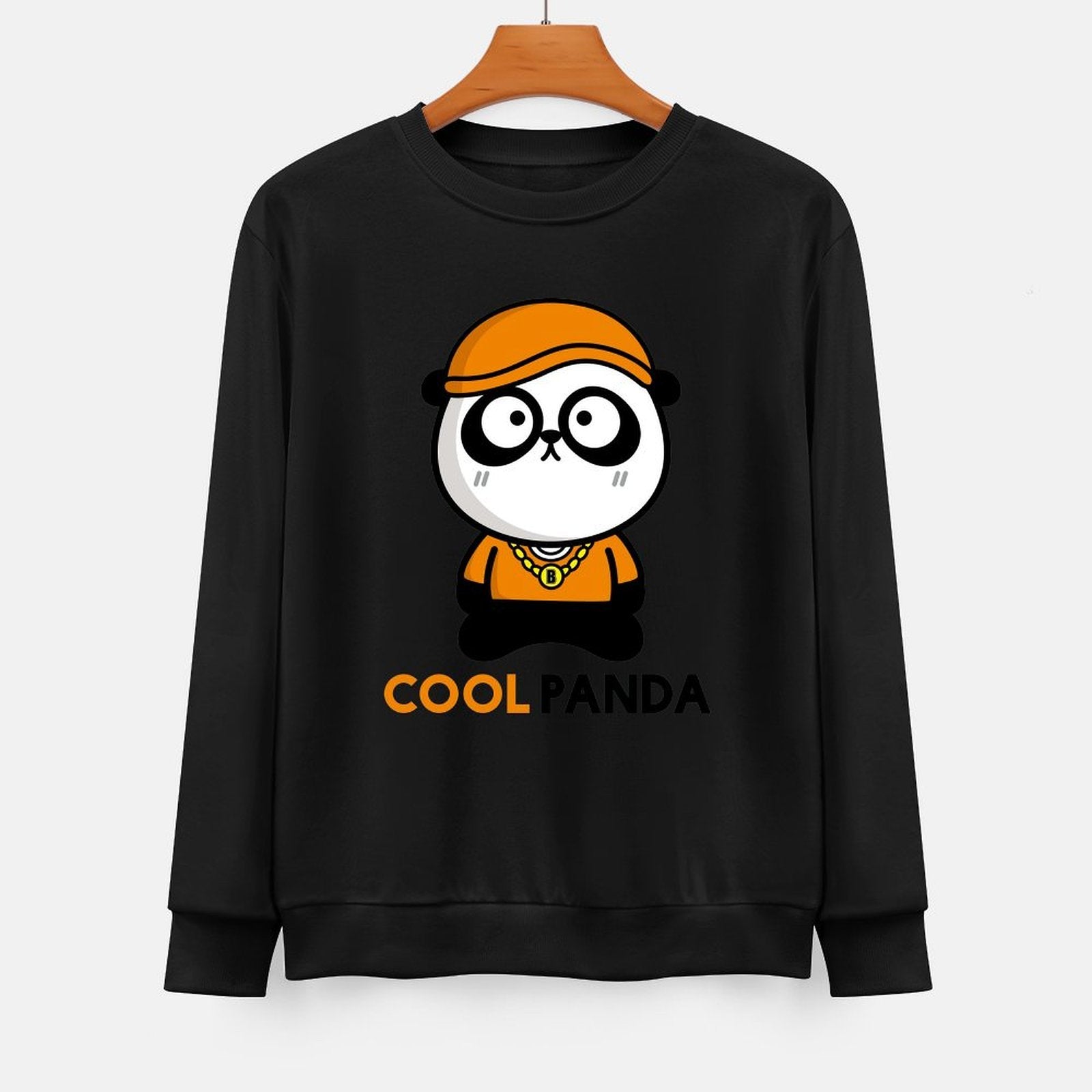 Front Patterned Long Sleeve TopPlain ClassicStyle